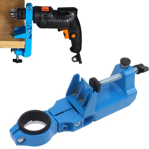 Support de Perceuse D'établi Réglable à 360 Degrés, Support de Fixation Manuel, Support de Table pour Atelier et Garage support perceuse