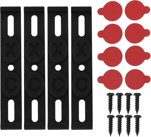 FAINCA Kennzeichenhalter, 2 Kennzeichenhalter, Rahmenlose Kennzeichenhalter Kennzeichenhalterung Mit Klebepads Und Schrauben Universal Nummernschildhalter, Kfz Kennzeichen Halterung