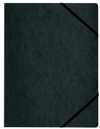 herlitz 11159688 Eckspanner A4 Quality, schwarz, 5 Stück, schwarz