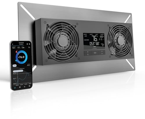 AC Infinity AIRTITAN T8, Crawlspace Basement Ventilator Fan, WiFi App-Compatible Temperature Humidity Controller, IP-55 Rated, Exhaust