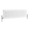 NRG 300x1460 Traditional Colosseum Cast Iron Bathroom Radiator Gloss White 3 Panel