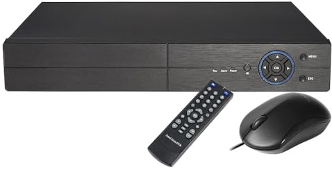 JUSTOP 8 Channel CCTV DVR With 4TB Hard Drive, 5MP 3K Lite H.265 Digital Video Recorder for CCTV Security Camera Systems, 8CH BNC Inputs, Remote Access, Motion Detection, Email Alert (4, TB)