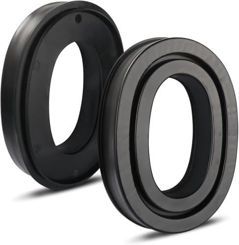 lrgnixs Ersättningsöronkuddar, silikonöronkuddar kompatibla med 3M Peltor öronskydd, Rangeguard och Sordin Supreme Pro X öronmuffstillbehör, kylgel öronkuddar kuddar