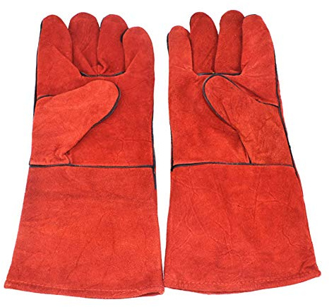 Gissroys Gants de dressage pour oiseaux - Anti-morsure - Gants de manipulation d'animaux - Mains et poignets pour protéger contre les rayures - Fournitures pour animaux domestiques - Corde de paille