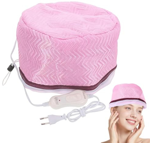 Vaporisateur pour cheveux pour conditionnement profond, capuche thermique à 2 niveaux | Bonnet vapeur portable | Pour coiffage et conditionnement profond pour femmes et filles