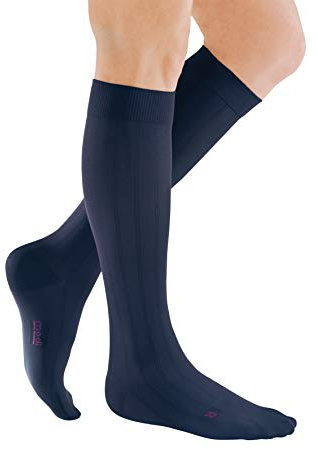 medi mediven for men - Kompressionsstrümpfe für Herren | Kniestrümpfe | CCL2 | Marine | Größe IV | Längenzusatz Normal | Hergestellt aus Hightech-Fasern | Mit Clima Comfort & Clima Fresh