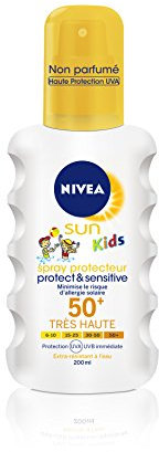 Nivea Sun Kids - Spray protector sensible, FPS50+, 200 ml