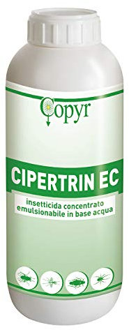 Copyr Cipertrin 10 Plus - Insetticida Antizanzare, Formiche, Scarafaggi e Altri Insetti Striscianti, 1L x 3 Pezzi - Concentrato Emulsionabile Inodore con Cipermetrina, Effetto Residuale