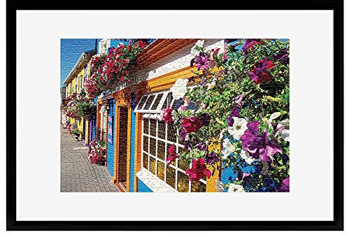 MCS 20x30 Puzzle Frame for Finished Puzzles, Black Vertical & Horizontal Wall-Mounted Large Picture Display for Preservation (1-Pack)