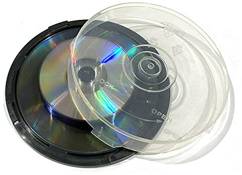 10 8cm Mini Blank DVD-R Discs with Shiney Silver Surface (Media Code TDK TTG01) Ideal for Mini DVD Camcorders