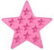 TOPINCN Stackable Ice Cube Trays, Five Star Shaped, Cool Silicone Ice Cube Tray, Easy Release Freeze Mold Maker Tools for Club Bar Party 16 X 17cm (Pink)