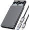 ORICO Dual-Bay M.2 NVMe SSD Gehäuse, USB C auf M2 Adapter für M Key PCIe 2230/224/2260/2280 M.2 SSDs, Werkzeuglose Installation Aluminium M2 Externe Case Support Trim und UASP bis zu 2x4TB-BM2-2N