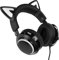 Bewinner Cat Ear Headset PC Gaming Kopfhörer, RGB Gaming Headset mit 8 Farblichteffekten 3 Soundmodi 3,5 Mm USB Cat Ear PC Gaming Kopfhörer für Telefon/Laptop/Tablet
