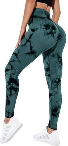 Litthing Butt Lift Leggings pour Femme Push Up Pantalon de sans Couture Taille Haute pour Yoga Contrôle du Ventre Legging de Sport pour Jogging Fitness Gym