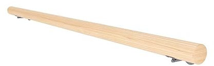 FGYAHOKN Handlauf Holz 300cm, Handlauf für Treppen Innen Aussen, Wandhandlauf Treppe, Treppengeländer innen & außen, Geländer aus Holz, Rutschfestes Sicherheitsgeländer