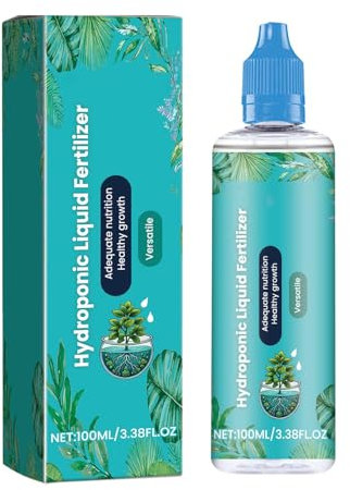 Fertilizzante Vegetale Liquido, Fertilizzante Per Piante Da Interno, Soluzione Di Nutrienti Idroponici, Ingredienti Organici, Migliora La Fertilità Del Suolo, Blu, 100 Ml, Per Interno, Esterno