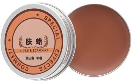 CLISPEED Maquillaje Teatral Cera para Heridas Falsas de Halloween, Efecto Realista y Resistente al Sudor, Adecuado para Modelar Nariz en Rutinas de Maquillaje