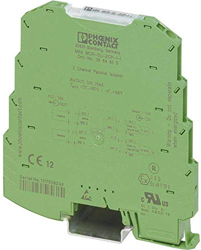 Phoenix Contact MINI MCR Signalwandler, Schleifengespeister Isolator 18V, Strom 0 → 20mA EIN/Strom 0 →