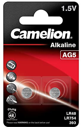 Camelion 120 50205 AG 5 LR48 Batterie – Mehrfarbig (2 Stück)