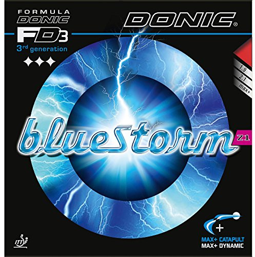 DONIC Gomma BlueStorm Z1, Opzioni 2,1 Millimetri, Rosso