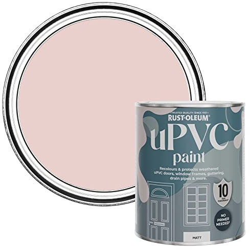 Rust-Oleum Pink uPVC Door and Window Paint in Matt Finish - Pink Champagne 750ml