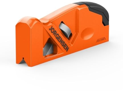 Jorgensen Corner Easing Plane 70740, 6.5-inch, 45-Degree Chamfer Blade, Aluminum Body