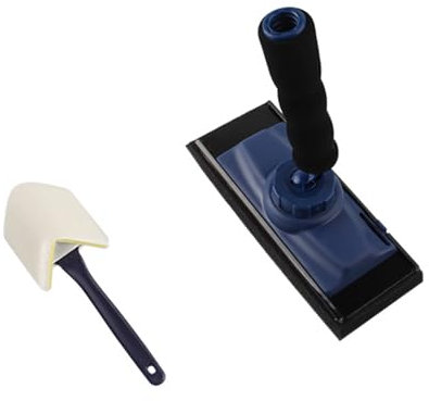 Paint Edge Trimmer Plus Deux coins Peintre Tampons de peinture pour murs, murs d'angle et plafonds, outil de peinture et de garniture pour murs, plafonds, bordures et coins