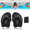 1 Paar Hand Paddles Schwimmen, Schwarz Handpaddel zum Schwimmen mit 1 Aufbewahrungstasche, Schwimmpaddel mit verstellbaren Riemen ,Krafttrainingshilfe, Pool-Übungsgeräte für Erwachsene, Kinder, Unisex