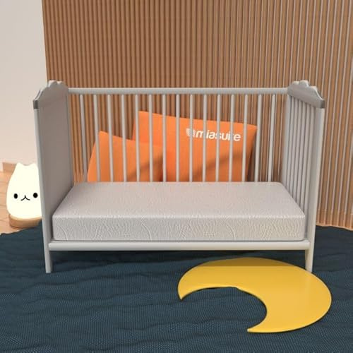 MiaSuite Materasso per Culla e Lettino 70x140 cm, Alto 10 cm, Sfoderabile e Lavabile, Traspirante ed Anallergico, Materasso Antisoffoco, Made in Italy 100% | Sim H10