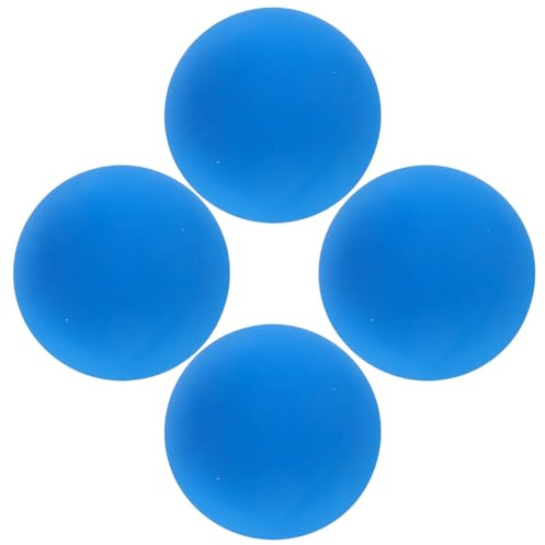 CORHAD 4 Stück Squash Training Bälle aus Strapazierfähigem Gummi Mini Sprungbälle mit Hohem Absprung Kompakt und Handlich für Anfänger und Profis für Reaktions Koordinationstraining Blau