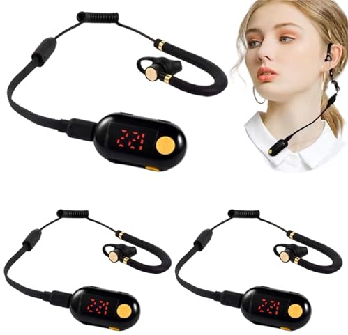 3 st mini walkie talkies bärbar FM-sändtagare, små walkie-samtal för restauranger, stormarknad, sjukhus, turism, minitalkie