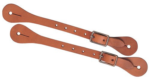 Weaver Leather Burgundy Latigo Leather Spur Straps, Burgundy