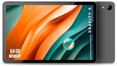 SPC Gravity 5 - Tablet 11 Pulgadas Color Negro, Pantalla IPS InCell, Octa-Core, 6000 mAh, 4GB RAM, 64GB Almacenamiento Ampliable, WiFi 6, Carga inversa, Android 13
