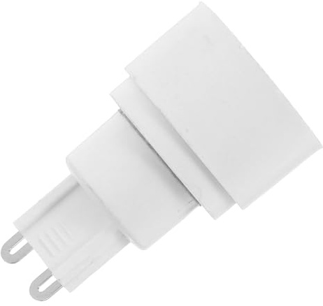 ELAYARD Keramiskt till Lampfattning Konverterare Adapter Hög Temperaturtålig och Bred Kompatibilitet Enkel att Installera utan Verktyg för Hem Kontorsbelysning Vit