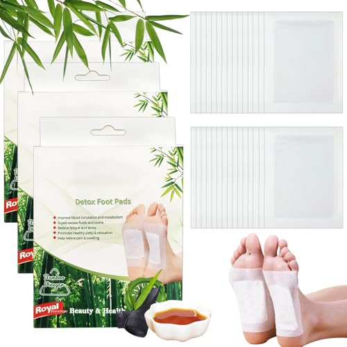 30 cerotti disintossicanti per piedi, cerotti disintossicanti per piedi, cerotti detox per ridurre lo stress, sonno profondo e migliorare il sonno