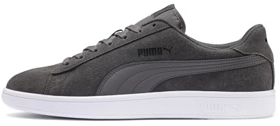 PUMA Smash V2, Scarpe da trail running Unisex - Adulto, Grigio Castlerock Puma Black Puma White, 38.5 EU