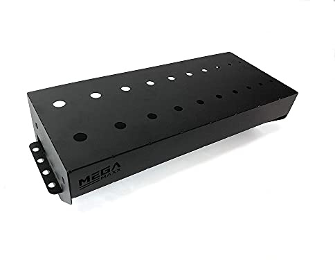 MegaMaxx 24 Slot Screwdriver Holder- Wall Mounted Metal Tool Shelf Storage Rack for Home, Workshop, DIY Garage Hand Tools Organiser (Black, 350x100x150 mm)