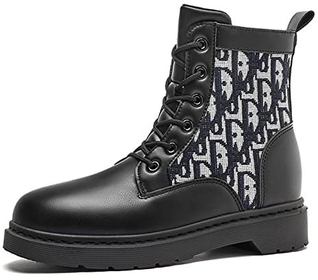 WUHX Motorradschuhe Damen, rutschfeste, verschleißfeste Motorrad-Offroad-Schuhe, Rennsportstiefel, Radfahrer,Black-37