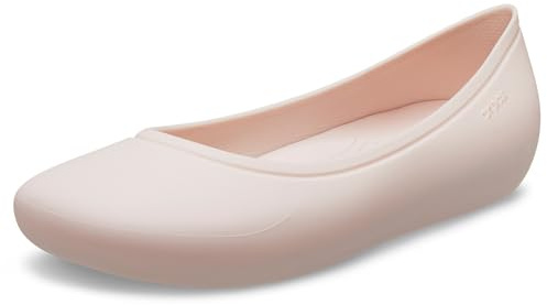 Crocs Femme Brooklyn Flat Chaussures Plates, Quartz, 34/35 EU