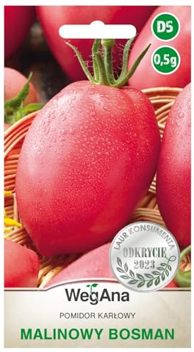 WegAna Raspberry Tomatoes Bosman 0,5g Dvärgtomatfrön Robusta tomatfrön Grönsaksfrön Odlingsfrön Växthusfrön Grönsaksträdgård