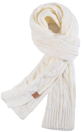 REDESS Sciarpa da donna in maglia grossa Sciarpa invernale calda e lunga Sciarpa in cashmere e lana Sciarpa invernale spessa e larga per donna