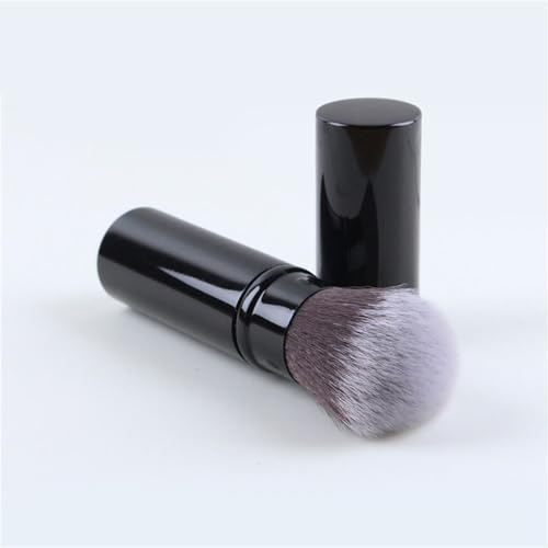 Foundation Makeup Brush Flat Top Kabuki Face Blush (Black)