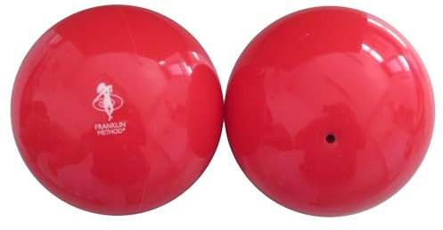 SISSEL Franklin Universal Mini Ball Set – Soft Massage Balls for Fascia Release, Trigger Point Therapy & Stretching – Adjustable Pressure, Red Pair 7cm