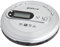 groov e RETRO Radio CD Player - Personal FM Radio with CD-R, CD-RW, & MP3 Music Playback - Anti-Skip Protection, Programmable Tracks - Earphones Included - Micro-USB or Battery Powered - Silver