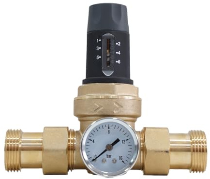 Voreinstellbarer Druckminderer 1 mit Manometer