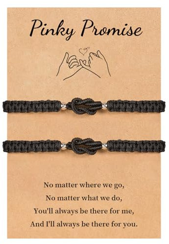 VU100 Partner Armbänd Geschenk für Paar Pärchen Armband Paar Armbänd Kabbalah Glücks Amulett Armband Valentinstag Weihnachten Geburtstag Geschenk für Freund Freundin Ehemann Frau Familie Freunde