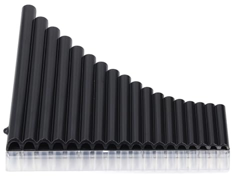 18 Pipes Pan Pipe Instrument, Key of C Nybörjare Pan Flöjt för Lärande Undervisning