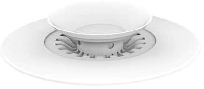 DORKIN Tappi per vasca da bagno,Set di 1 tappo universale per vasca e lavandino, con funzione di pressione e filtro per capelli, compatibile con lavandini, lavabi e vasche da bagno (bianco)