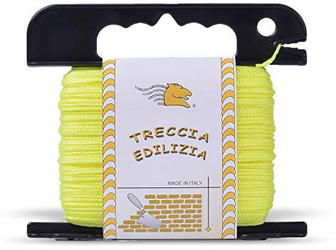 Fil de maçon jaune fluo Ø 1,5 mm x 100 m