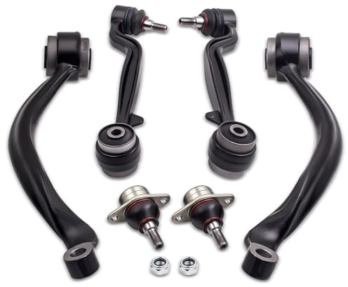 maXpeedingrods Front Upper & Lower Suspension Track Control Arm Kit With Ball Joints For Range-Rover L322 2002-2012 | Front Upper & Lower Suspension Track Control Arm Kit With Ball Joints LR018344, RBJ 000130, LR018343, RBJ000120, RBK000012
